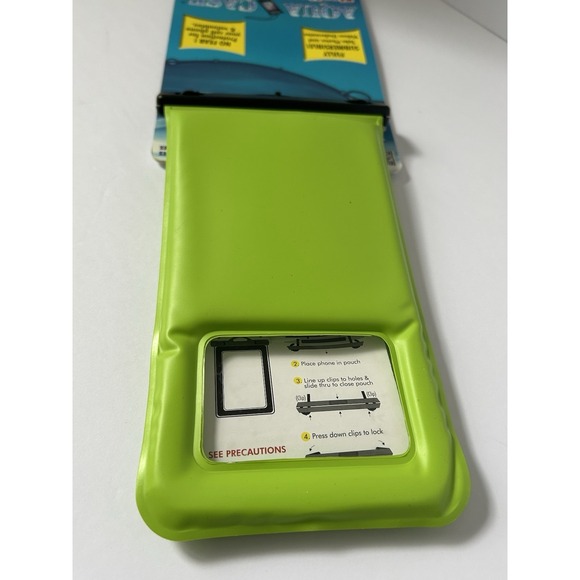 NEWAqua Case Floating 100% Waterproof 7" Smartphone Phone Case Green Underwater - Picture 5 of 5